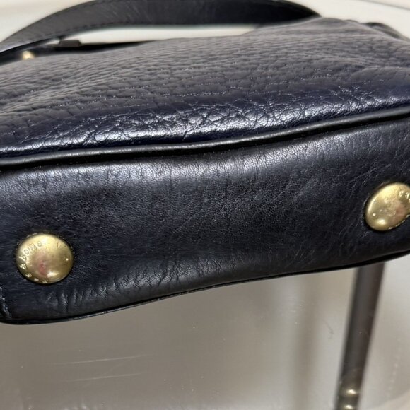 Rag & Bone mini pilot crossbody bag blue leather - Picture 5 of 14